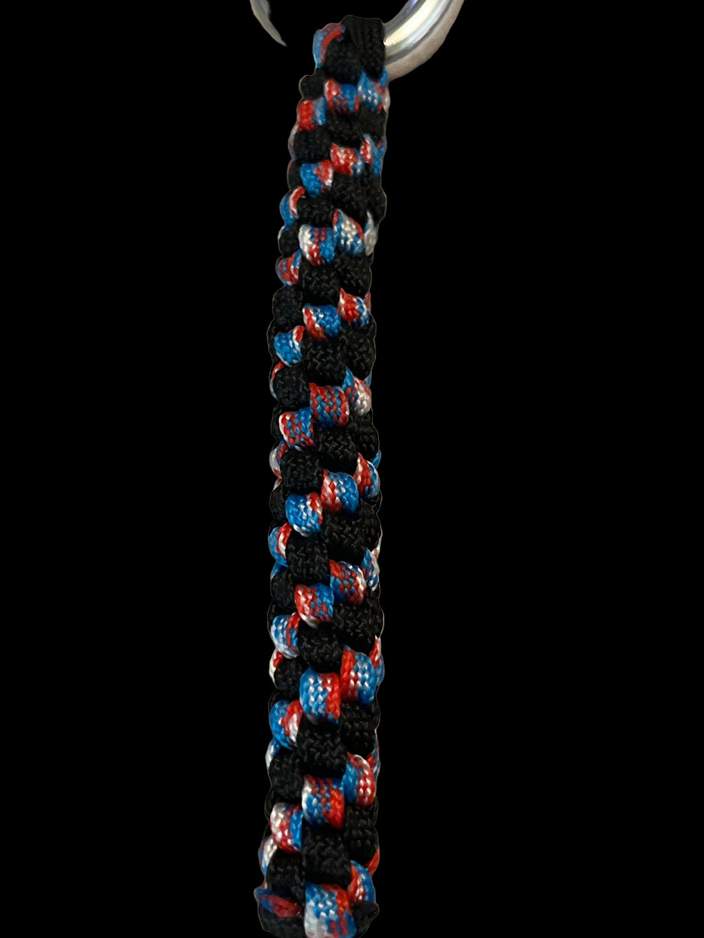 4"(10cm) 2-strings Artisan Handwoven Helix Spiral Paracord Collectors Item