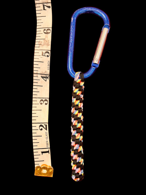 4"(10cm) 2-strings Artisan Handwoven Helix Spiral Paracord Collectors Item